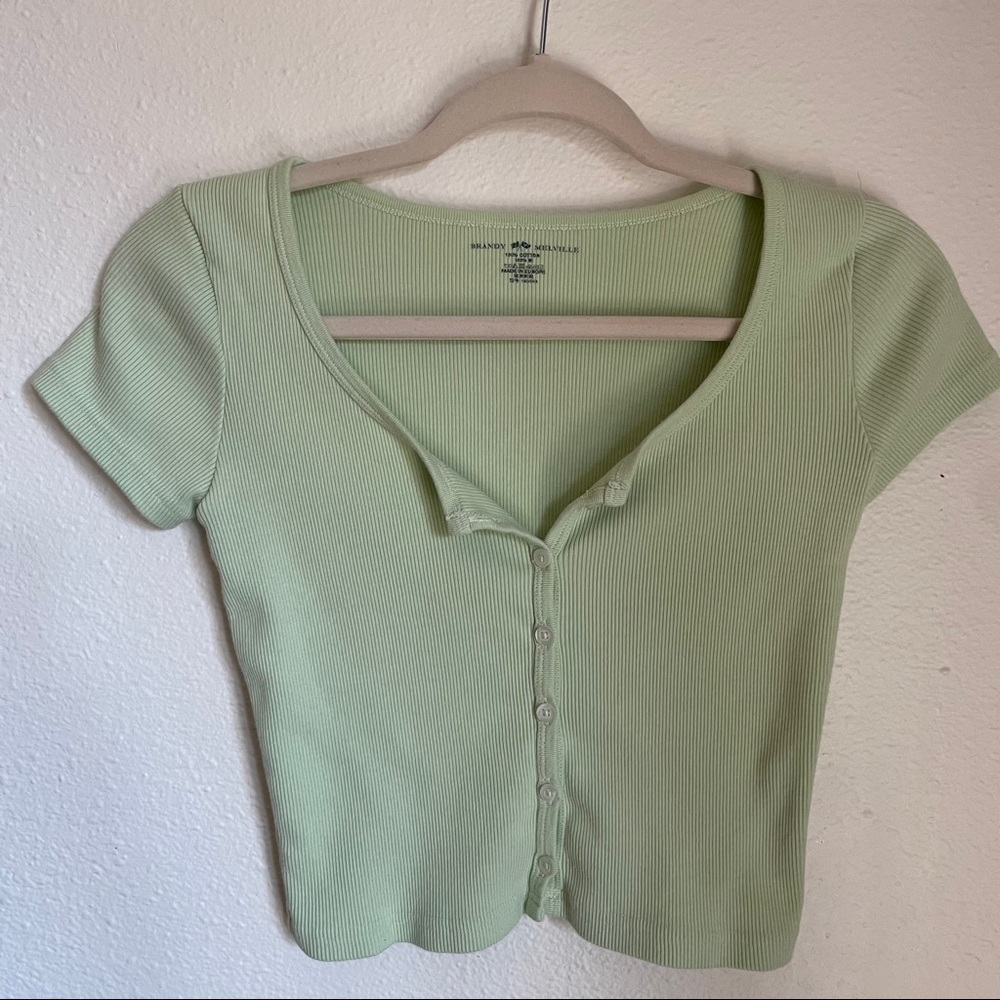 Brandy Melville Zelly button up top
